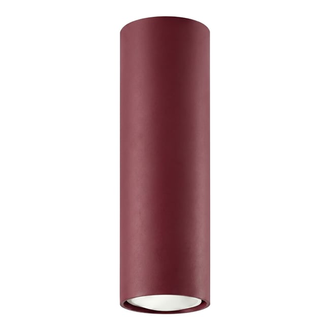 Plafonnier Acier Bourgogne GU10 1 Lagos Couleur bourgogne <span itemprop=