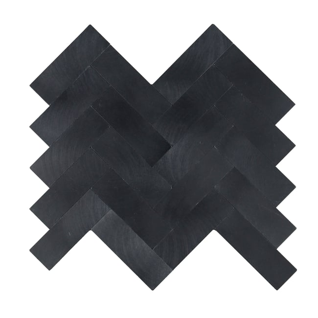 Crédence adhésive murale 3D  - Effet chevron 4 pièces - DOUCEUR D'INTÉRIEUR
