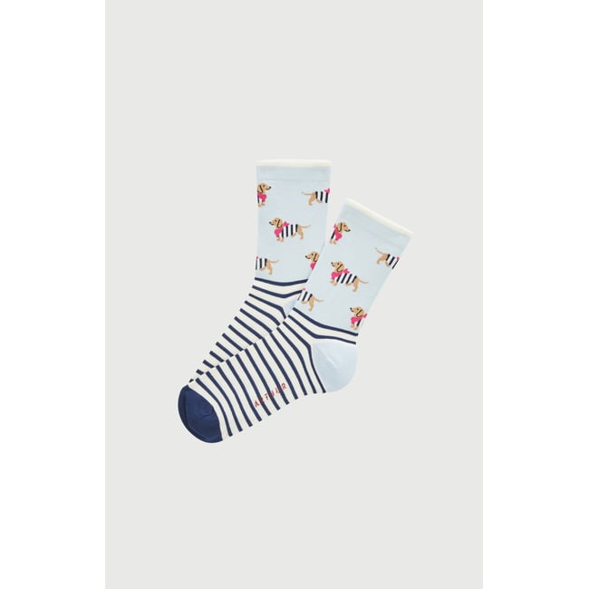 Chaussettes en coton imprimé Tobbie ice <span itemprop=