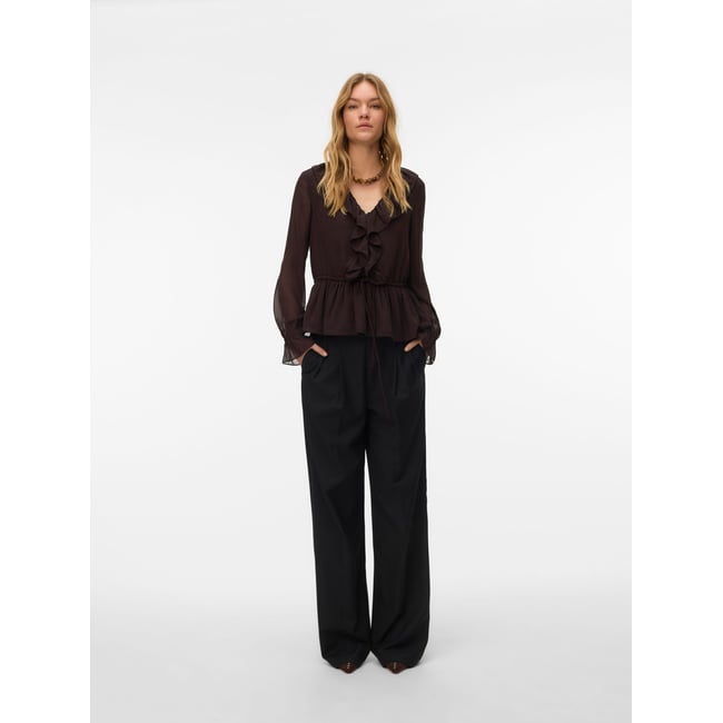 Blouse marron - chocolate torte 1 <span itemprop=