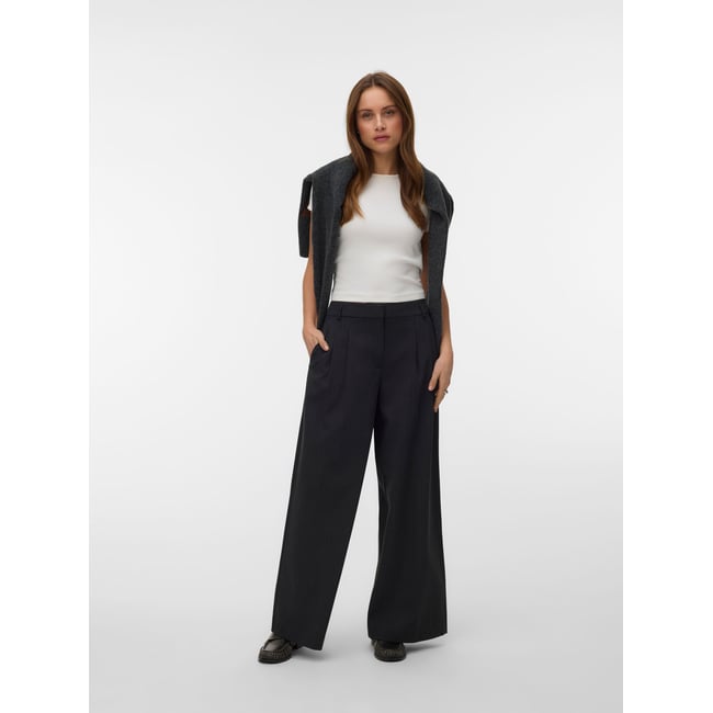 Pantalon De Tailleur dark grey melange <span itemprop=
