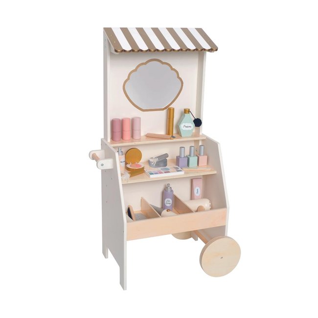 Salon de beauté blanc, rose, bleu <span itemprop=
