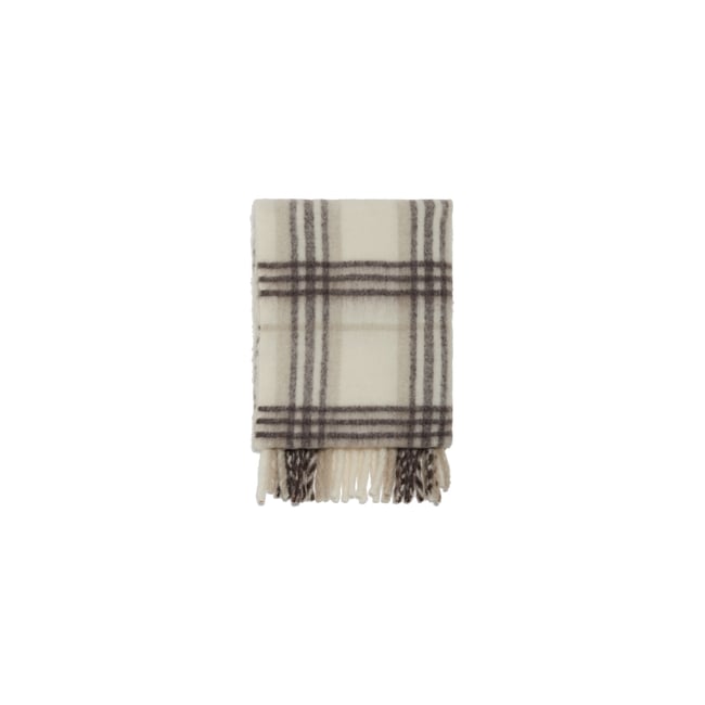 Écharpe en laine LOUISON ecru <span itemprop=
