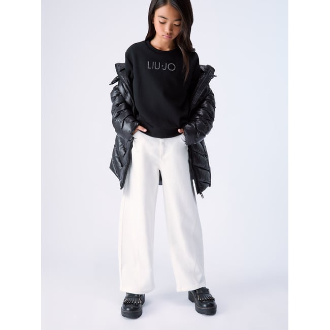 Pantalon ballon blanc <span itemprop=
