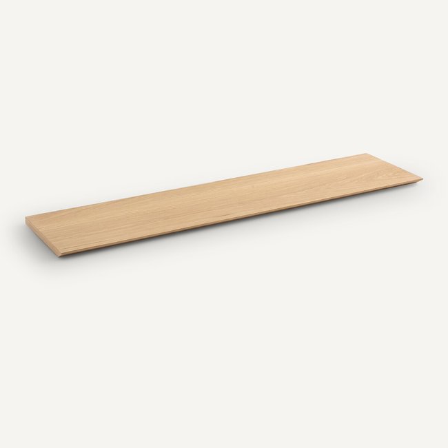 Prateleira larg. 110 x prof. 28 cm, em carvalho, Archivita carvalho natural <span itemprop=