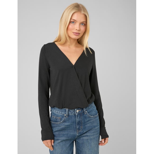 Body pailleté noir <span itemprop=