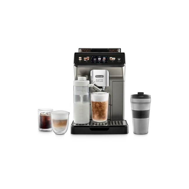 Expresso Broyeur Eletta Explore ECAM450.86.T Titanium - DELONGHI