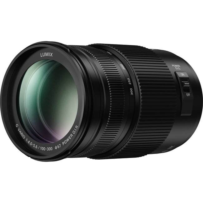 Objectif pour Hybride 100-300mm f/4.0-5.6 II OIS Lumix G Vario noir <span itemprop=