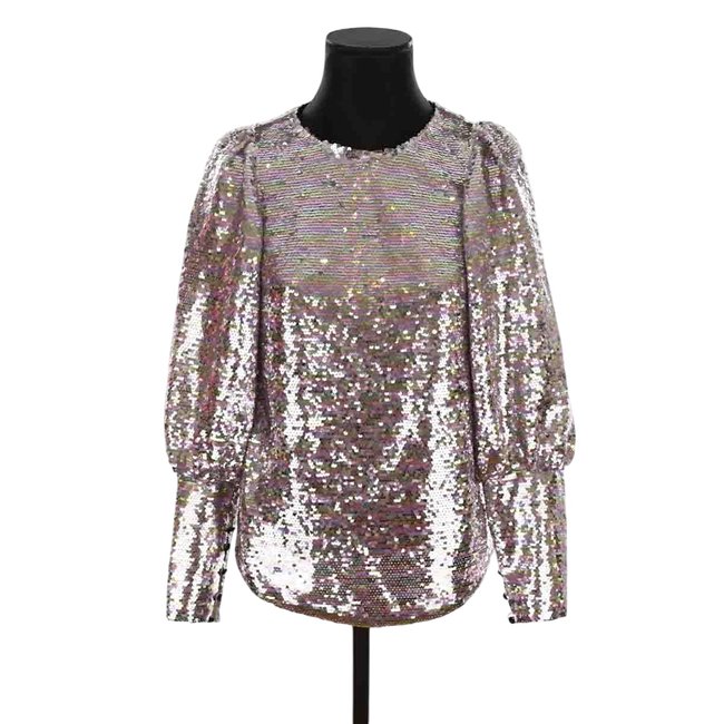 Blouse - Très Bon État argent <span itemprop=