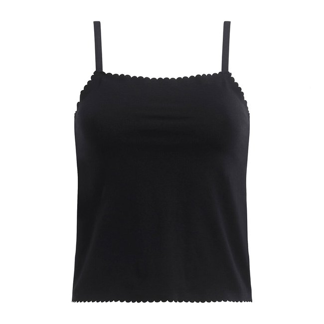 Top con sujetador integrado Body Touch Easy negro <span itemprop=