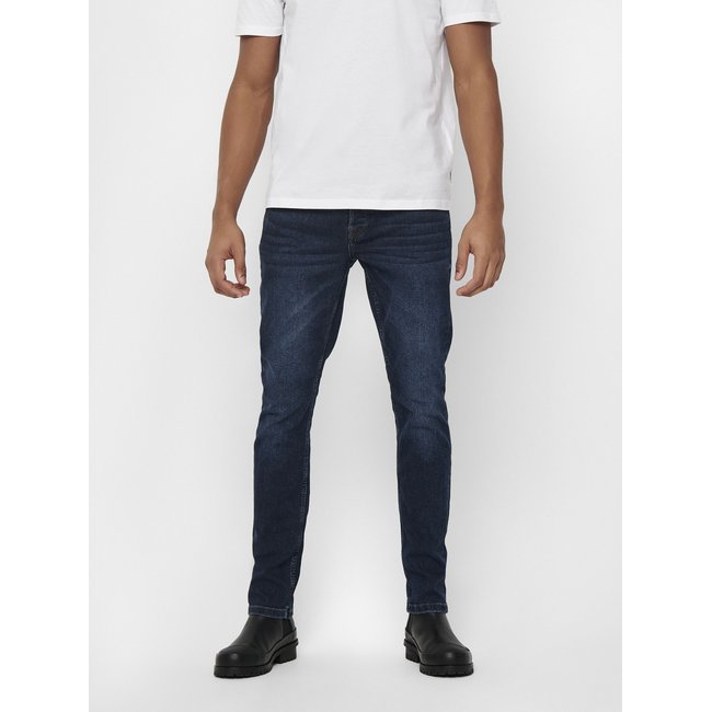 Jean Slim ONSLOOM Taille classique Slim Fit Jeans blue denim <span itemprop=