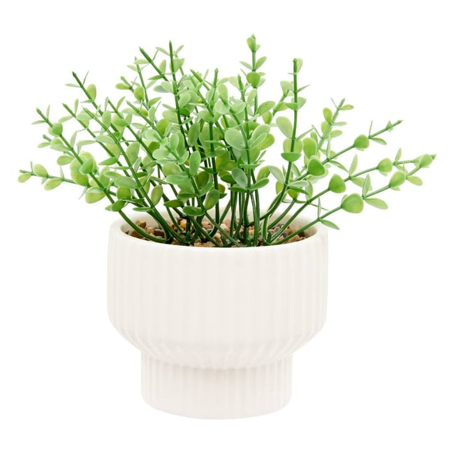 Plante artificielle en pot dolomite NIPPO - ATMOSPHERA