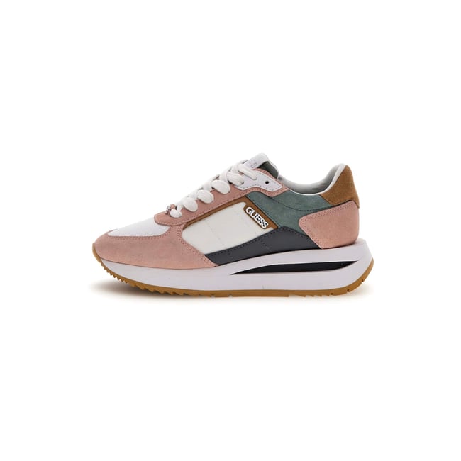 Baskets De Running Energy Cuir Mélangé rose <span itemprop=