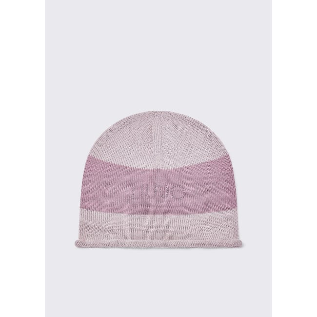 Chapeau en maille rose <span itemprop=