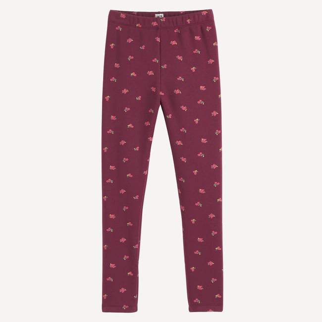 Warme Leggings aus Sweatstoff mit Blumenprint - LA REDOUTE COLLECTIONS