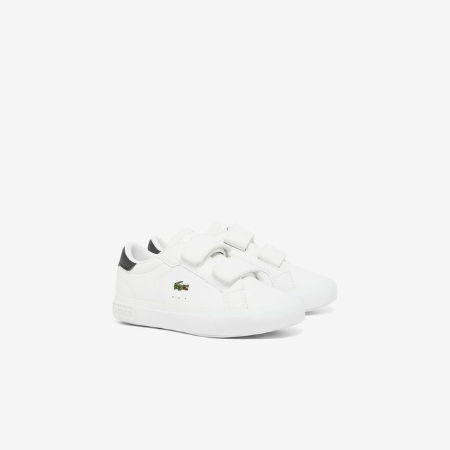 Low-Top-Sneakers Powercourt mit Klettverschluss weiss/schwarz <span itemprop=