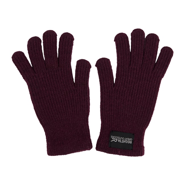 Gants CONNORA rouge amarante <span itemprop=
