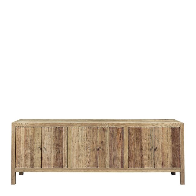 Meuble TV MARCELLE en chêne clair Couleur naturel <span itemprop=