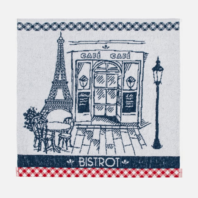 Essuie-mains AUTHENTIQUE BISTROT gris <span itemprop=