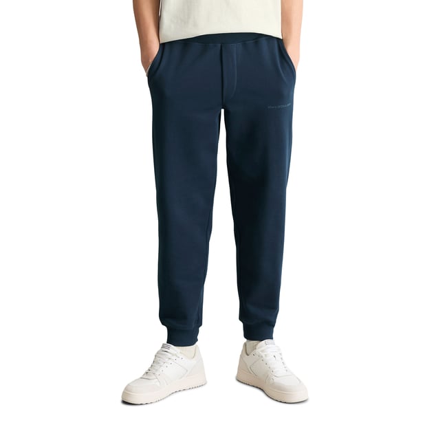 Pantalon sweat DfC relaxed en coton bio bleu foncé <span itemprop=