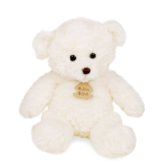 Peluche Ours Câlin 21 cm beige <span itemprop=