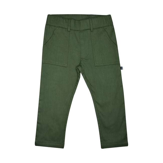 Pantalon sheriff twill vert <span itemprop=
