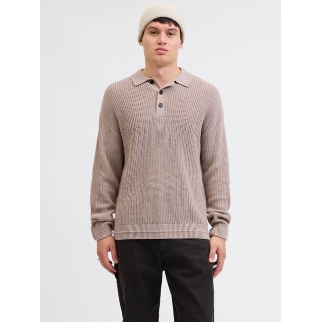 Polo Tricoté grise - atmosphere <span itemprop=