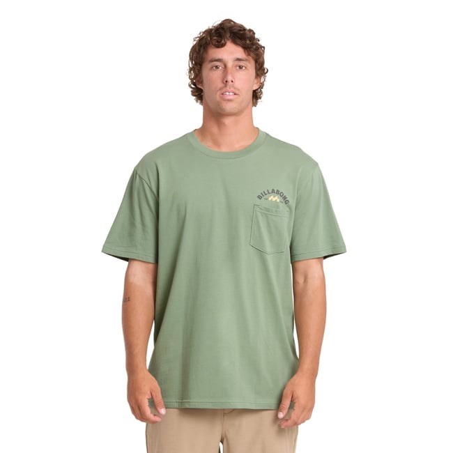 T shirt manches courtes FOUNDRY PREMIUM gris hedge green <span itemprop=