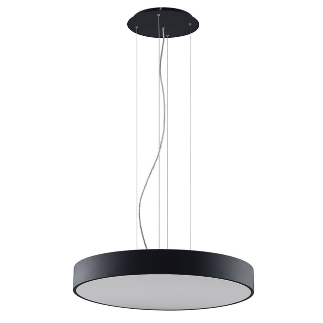 Suspension en métal moderneLED, Noabelle Couleur noir, blanc <span itemprop=