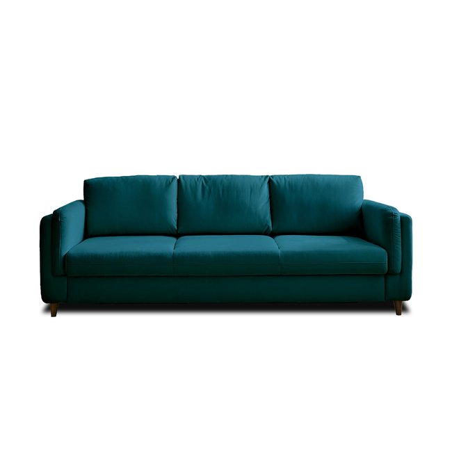 Canapé Convertible en Velours 3 places - BROOKE - LISA DESIGN