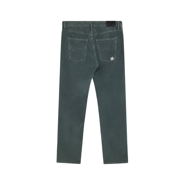 PANTALON REGULAR VELOURS ROY50 bleu canard <span itemprop=