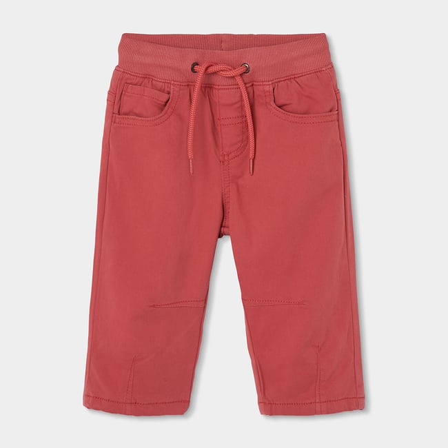 Pantalon doublé garçon orange <span itemprop=