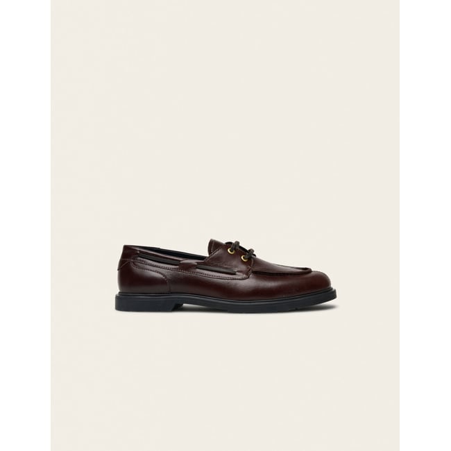 Derbies LAYO cuir marron <span itemprop=
