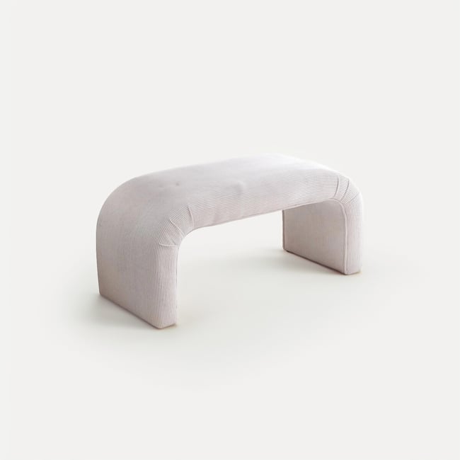 Пуф Nu Bench  Fitilli / Ню Бенч Фитилли белый SO'HOME