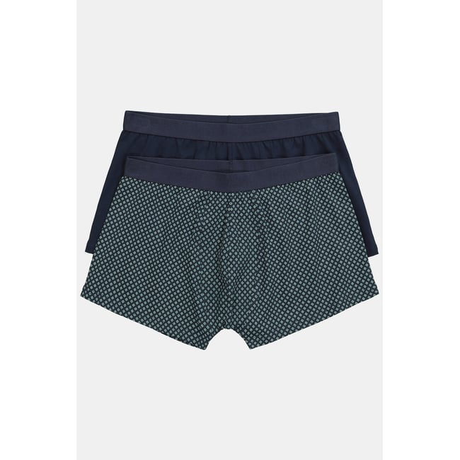 Lot de 2 caleçons vert foncé <span itemprop=
