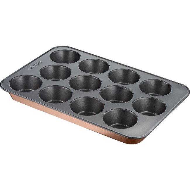 Moule à muffin Airbake 12 muffins blanc <span itemprop=