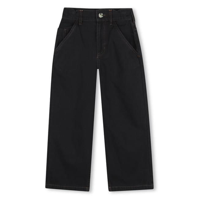 Pantalon en toile dark grey <span itemprop=