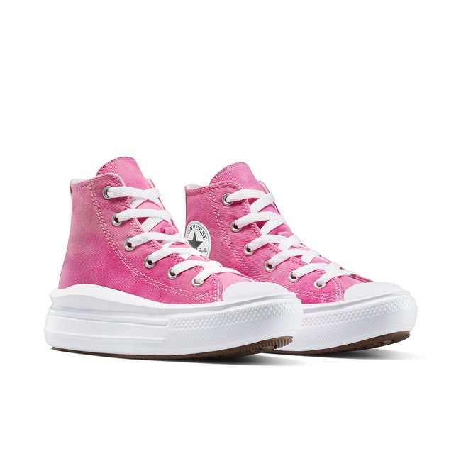 Baskets CHUCK TAYLOR ALL STAR MOVE PLATFORM COLOR SPLASH blanc/fuchsia chaos <span itemprop=