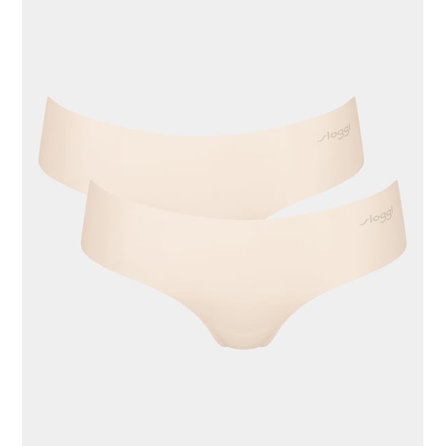 Lot de 2 shorties Zero Microfibre  ecru angora <span itemprop=