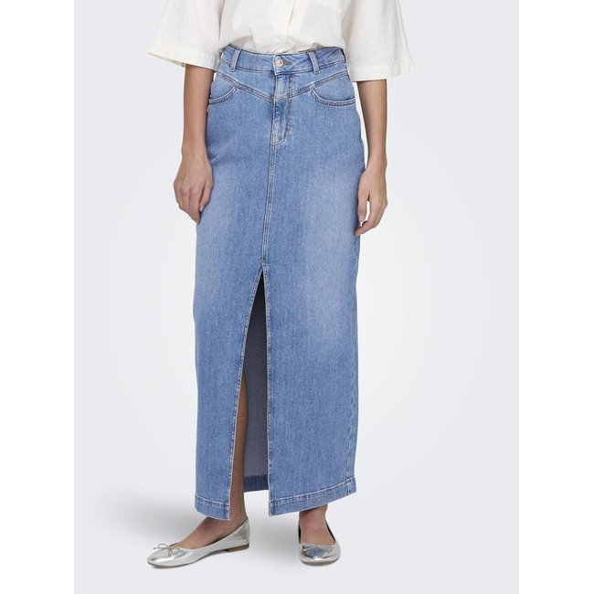 Jupe en denim ONLY light blue denim <span itemprop=