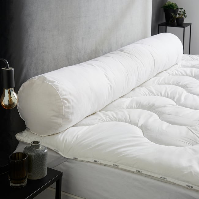 Traversin Columbia Couleur blanc <span itemprop=