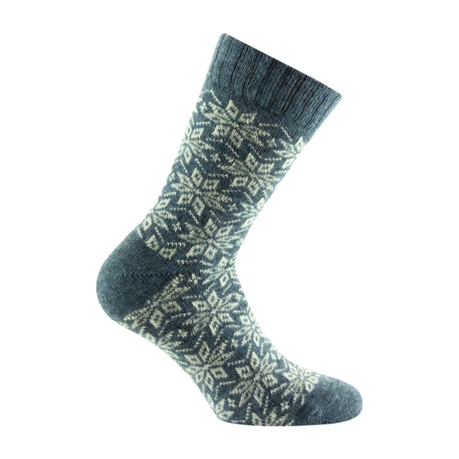 Mi-chaussettes Femme All over jacquard Laine majoritaire - KINDY