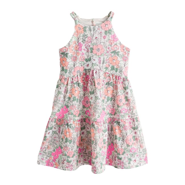Robe d'été froissée à lanières - NEXT