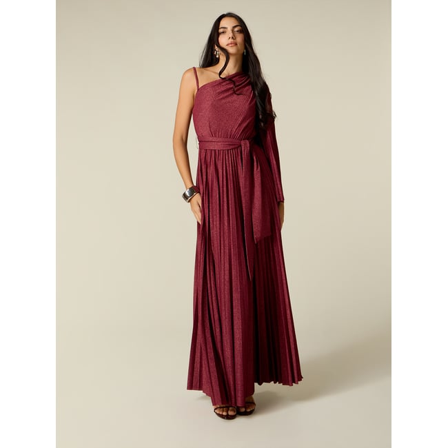 Robe asymétrique plissée - OLTRE