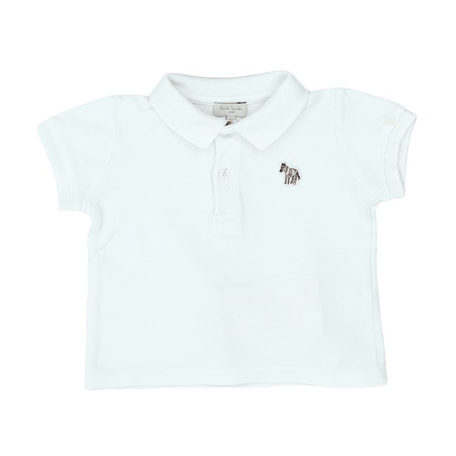 Polo bébé - Très bon état blanc <span itemprop=