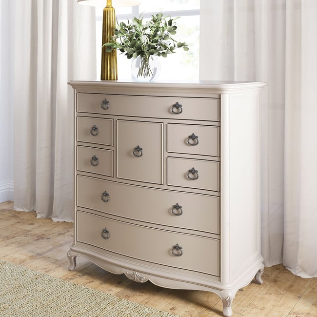 Ivory French-Vintage 8 Drawer Chest, ivory, WILLIS & GAMBIER