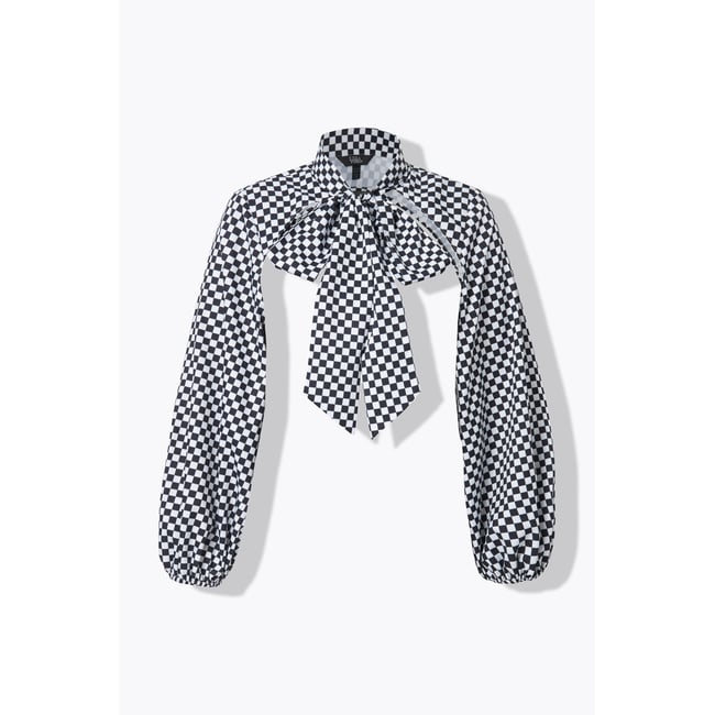 Manches façon blouse, lavallière - ULLA POPKEN
