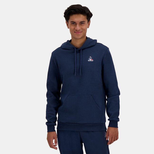 Sudadera con capucha essentiel azul <span itemprop=