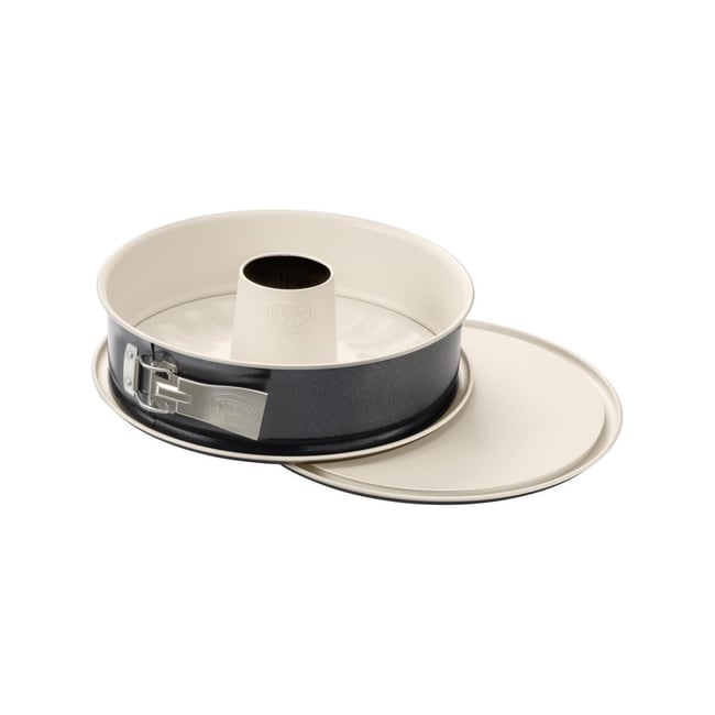 Moule à manqué à charnière avec fond à savarin 26 cm BACK-TREND gris,blanc <span itemprop=
