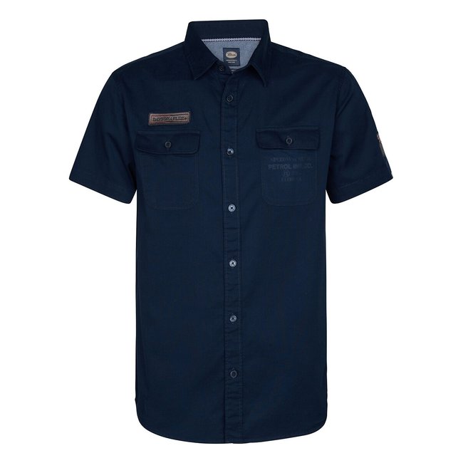 Camisa lisa, em algodão - PETROL INDUSTRIES